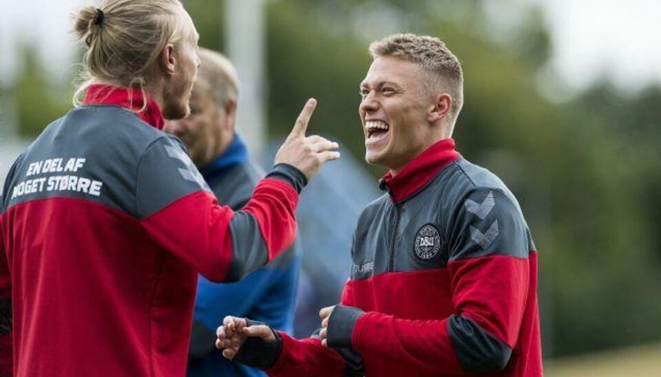 Danske spillere forventer tæt VM-kvalifikationsgruppe Simon Kjær, Viktor Fischer og flere andre landsholdsspillere forventer en yderst jævnbyrdig kamp om en direkte VM-billet fra Danmarks kvalifikationsgruppe. Foto: Anders Kjærbye/Scanpix