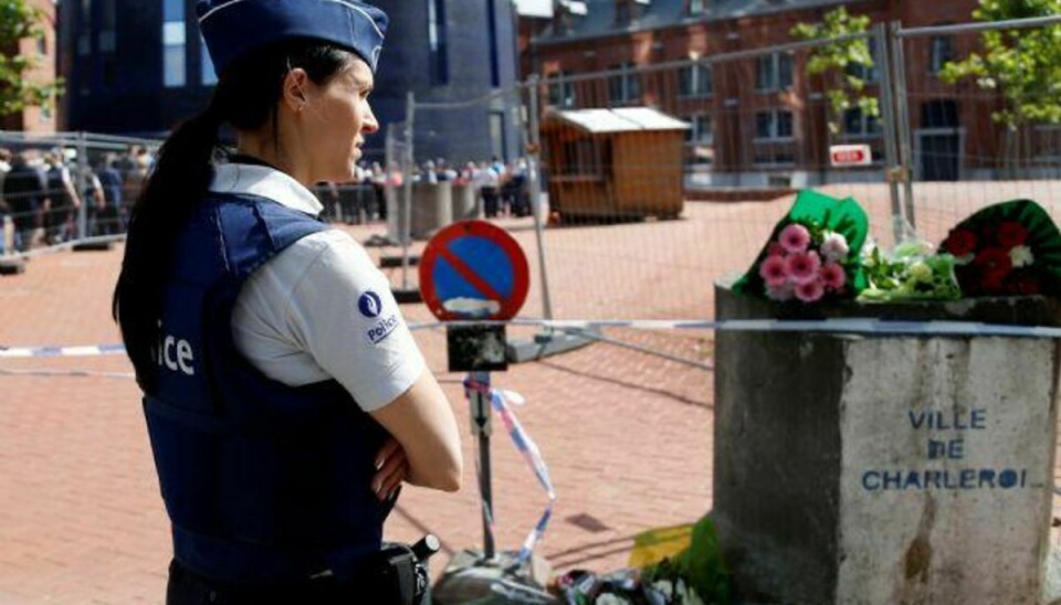 I august blev en kvindelig betjent dræbt i byen Charleroi med machete af en algerier. Islamisk Stat tog skylden. Foto: Francois Lenoir/Reuters