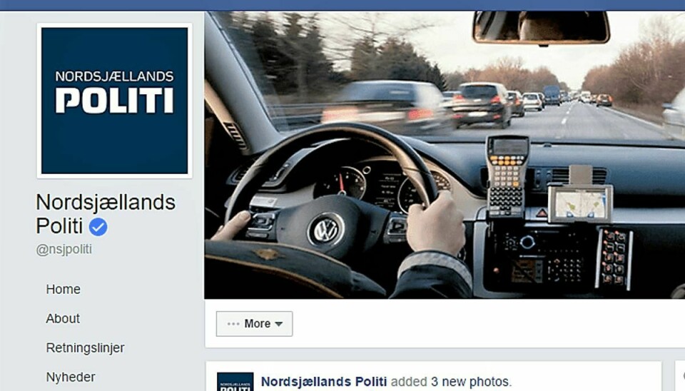 Et opslag på Facebook fra Nordsjællands Politi fik hurtigt identificeret to efterlyste. Foto: Screenshot/Facebook.
