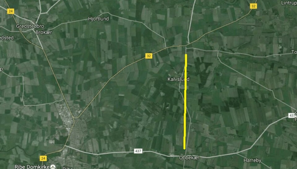 52-årig kvinde eftersøges – hund kom hjem alene Kit forsvandt fra følgende område. Klik videre i galleriet for at se et foto af hende. Foto: Google Maps.