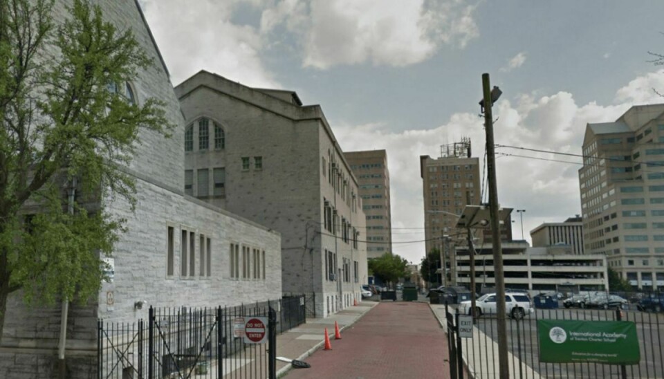 En dreng på fem år havde heroin med i sin børnehave, der er en del af Academy of Trenton Charter School. Foto: Google Street View.