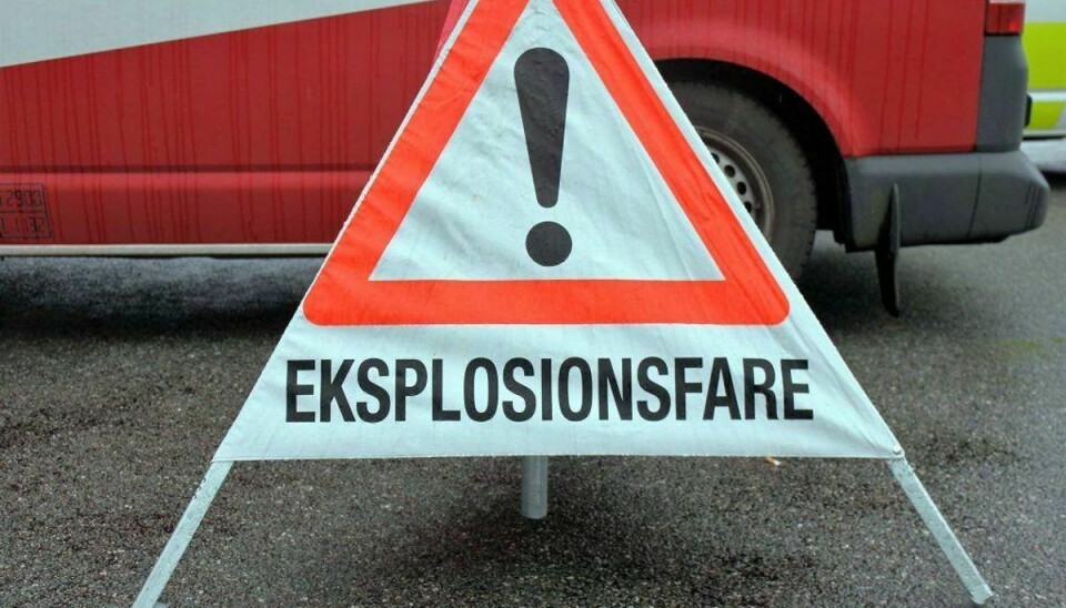Mellem 10-18 kan der høres eksplosioner fra industrihavnen i Aabenraa. Foto: Elo Christoffersen.