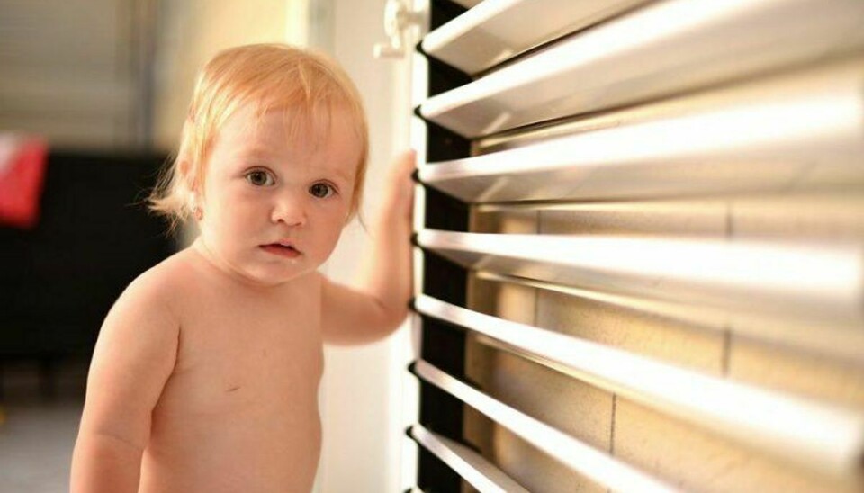 Små børn dør månedligt af at blive kvalt i persiennesnore.Arkiv foto: SCANPIX