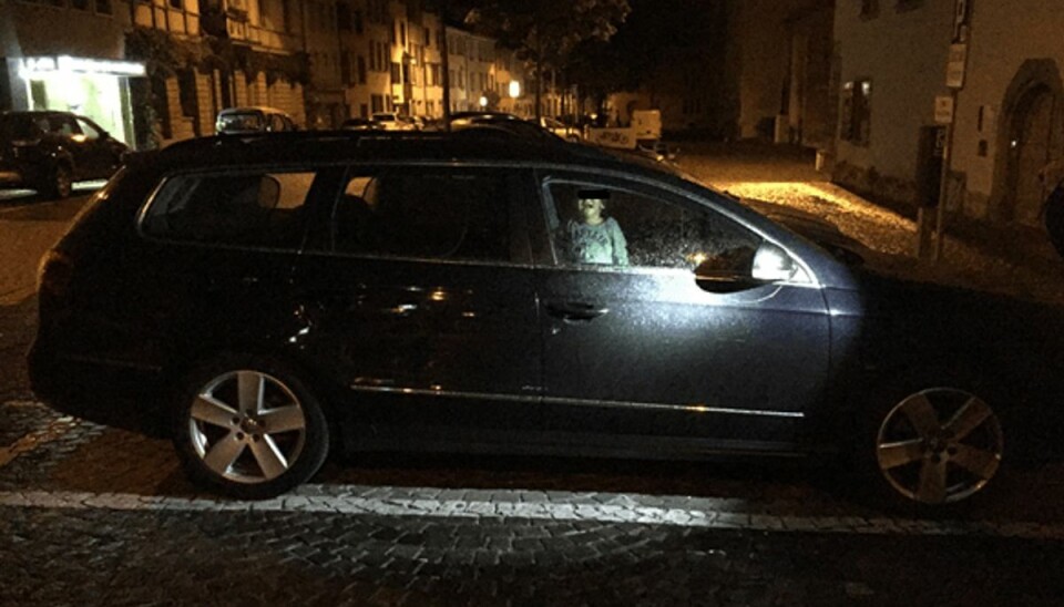 Foto: Schaffhauser Politi Det var dette forfærdelig syn, der mødte forbipasserende natten til søndag.Foto: Schaffhauser Politi