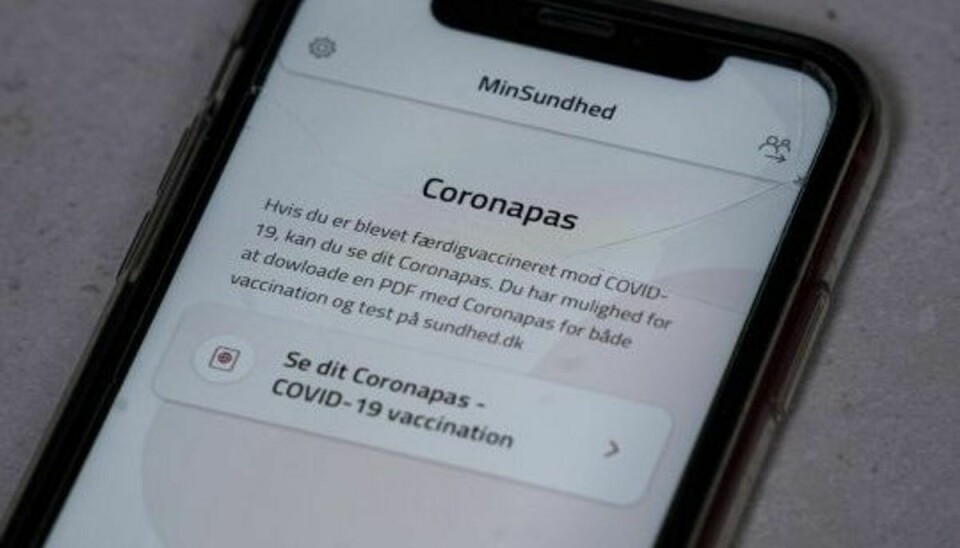 Nogle mennesker er fritaget fra ordningen om coronapas, fordi de eksempelvis ikke kan blive testet for coronavirus. (Arkivfoto) Foto: Liselotte Sabroe/Scanpix