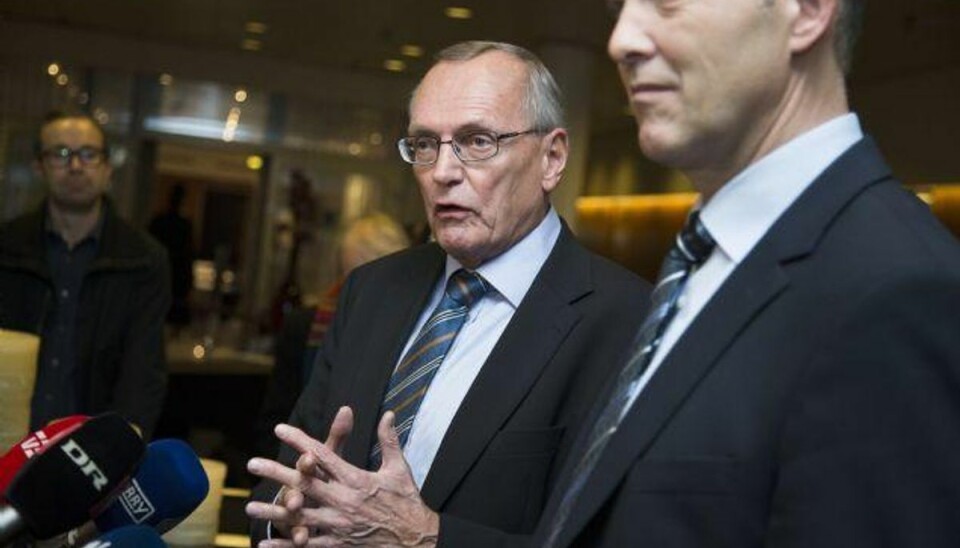 Bosteder med tvang skal sikre personalets sikkerhed Ifølge Bent Hansen (venstre) er det blevet sværere for Danske Regioner at tiltrække nyt personale efter voldsomme sager. Foto: Martin Sylvest/Scanpix