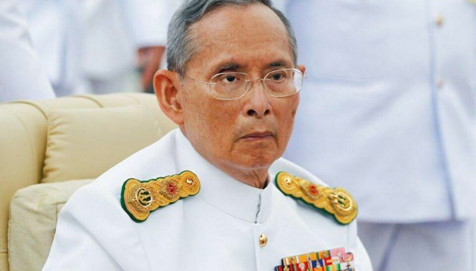 Thailands konge er død Thailands konge, Bhumibol Adulyaded. er død. Foto: REUTERS/Damir Sagolj/File Photo TPX/Scanpix