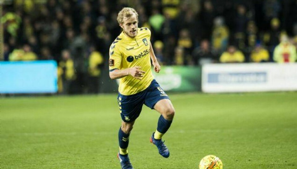 Teemu Pukki scorede en enkelt gang, da Brøndby hjemme slog AaB 2-0 i Alka Superligaen søndag. (Arkivfoto). Foto: Ólafur Steinar Gestsson/Scanpix