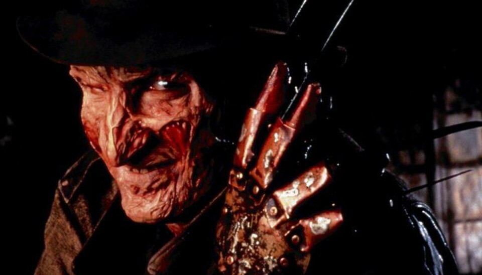 Uhyggeligt ægte: Fem skudt ned til halloween-fest – af “Freddy Krueger” Freddy Krueger er et uhyggeligt monster på film, men nu – på en måde – også i virkeligheden. Foto fra filmen Nightmare on Elm Street: Scanpix