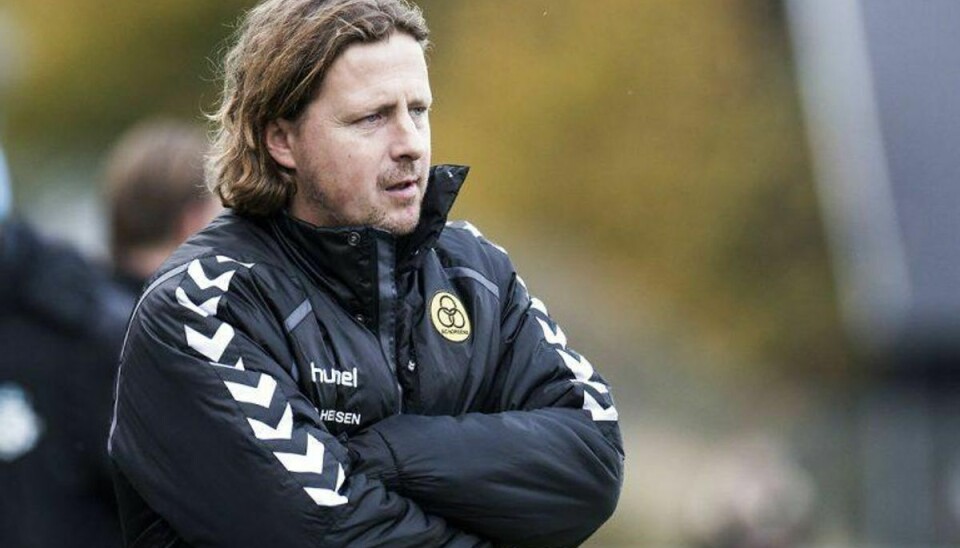 AC Horsens cheftræner Bo Henriksen. (Foto: Ólafur Steinar Gestsson/Scanpix 2016)