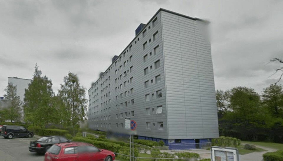 Her på Nordvej i Helsingør er en 50-årig død i en lejlighedsbrand. Foto: Google Street View.
