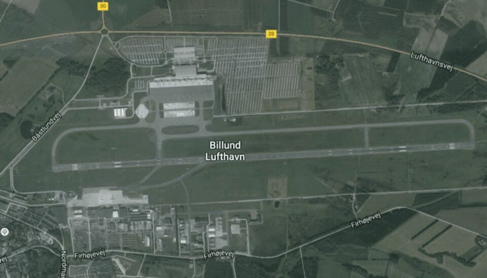Stor dramatik: Fly nødlander i Billund Lufthavn