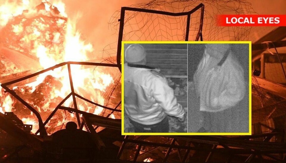I forbindelse med flere brande i og omkring Fjerritslev efterlyser politiet nu denne mand. Se et større billede af manden ved at klikke videre i galleriet. Foto: Local Eyes/Politi I forbindelse med flere brande i og omkring Fjerritslev efterlyser politiet nu denne mand. Se et større billede af manden ved at klikke videre i galleriet. Foto: Local Eyes/Politi