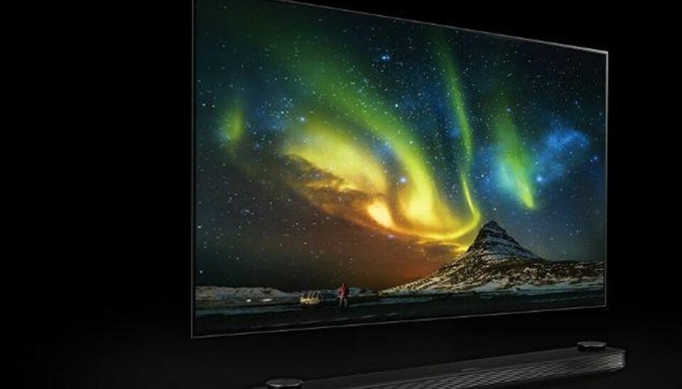 Har du HD-fjernsyn? Nu er det allerede på vej ud LG’s nyeste tv-apparat LG Signature W har som alle andre af tv-producenternes nyeste flagskibsmodeller den høje UltraHD-opløsning. Foto: Pressefoto, Lg./Free