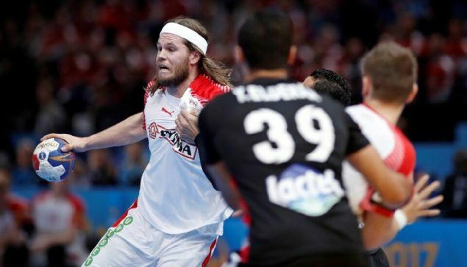 Den danske målmaskine kværner videre i ny VM-sejr Mikkel Hansen og Danmark hentede håndboldlandsholdets anden sejr ved VM i håndbold i Frankrig, da Egypten lørdag aften blev besejret. Foto: Benoit Tessier/Reuters