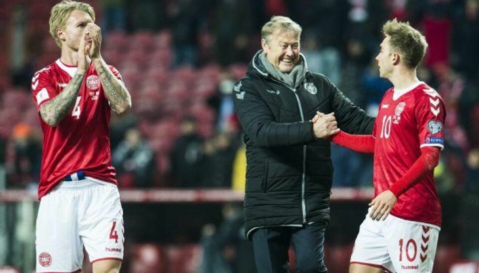 Hareide om landsholdskonflikt: Få løst det hurtigt Åge Hareide forholder sig neutral i den øjeblikkelige konflikt mellem DBU og landsholdsspillerne. Han opfordrer dog parterne til hurtigt at finde en løsning på stridighederne, så der kan komme ro om hans arbejde med at få landsholdet til VM i Rusland. (Arkivfoto). Foto: Ólafur Steinar Gestsson/Scanpix