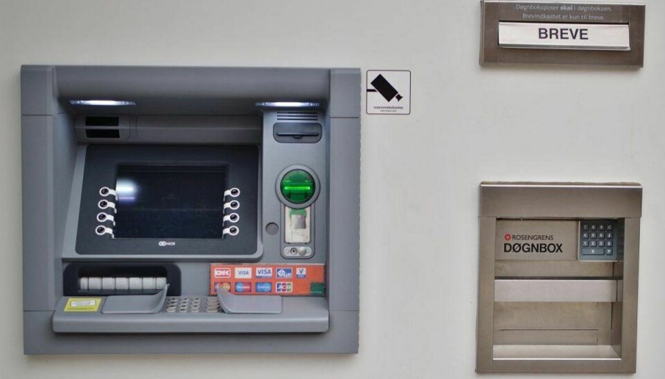 KLIK VIDERE og se de fire gode råd som du skal følge, når du hæver penge i en automat. Arkivfoto.