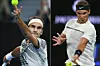Roger Federer (tv.) og Rafael Nadal kender hinanden særdeles godt, og søndagens finale bliver endnu et slag mellem de to. Fotocollage: Scanpix