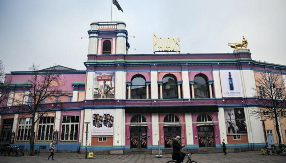 Kommunen vil ikke redde Palads-biografen Bygningen, der huser biografen Palads, bliver ikke reddet af Københavns Kommunes teknik- og miljøudvalg. Et konsortium vil rive bygningen ned i et større byggeprojekt. Foto: Ida Guldbæk Arentsen/Scanpix