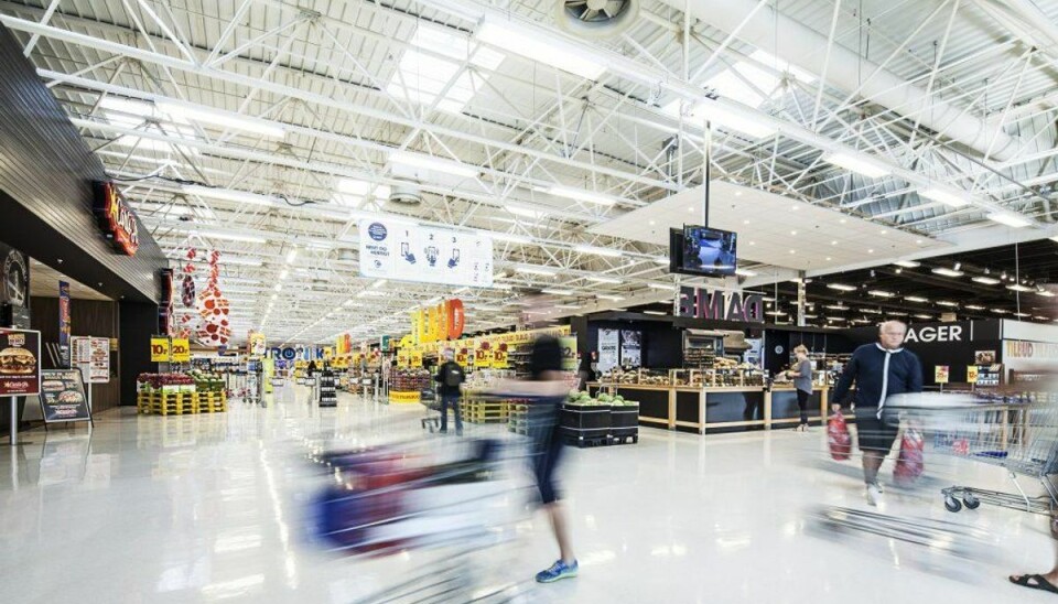 Efter succes: Bilka bliver permanent døgnåben Fra den 23. marts kan man handle på alle tider af døgnet i Bilka i Tilst ved Aarhus. Foto: Jesper Rais/Dansk Supermarked.