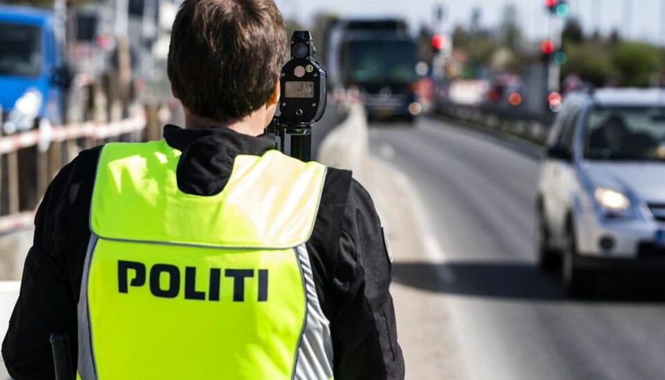 I dag er disse bilister jaget vildt I denne uge bliver der lavet massiv fartkontrol. Foto: Martin Sylvest/Ritzau Scanpix