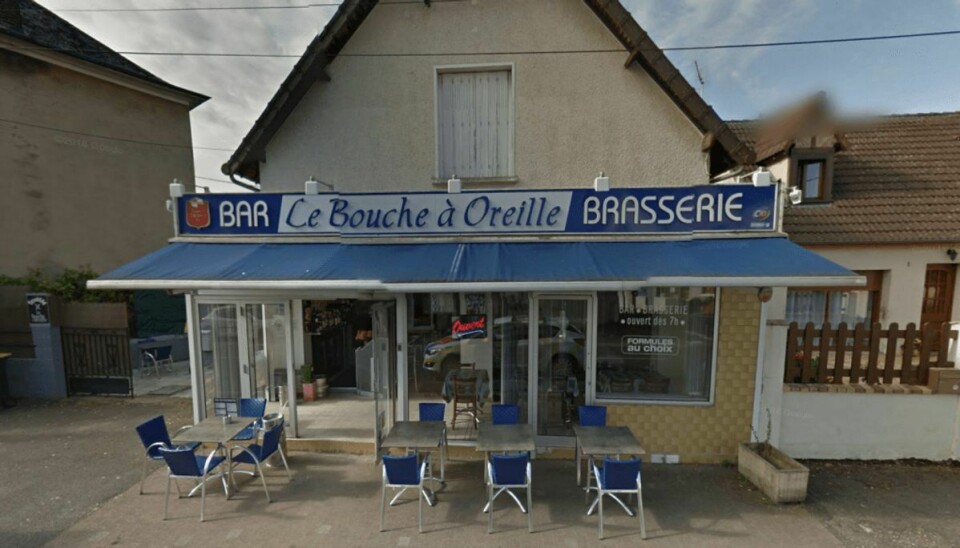Brasseriet Le Bouche à Oreille i Bourges blev forbyttet med en Michelin-restaurant med samme navn tæt på Paris.Foto: Google Street View