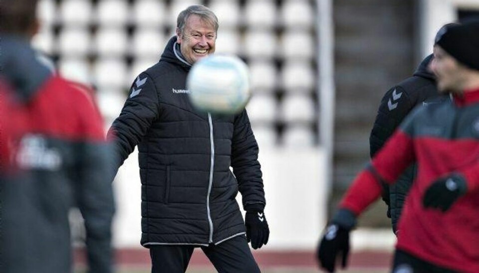 Hareide ser bort fra Viktor Fischer og Højbjerg Landstræner Åge Hareide udtog onsdag truppen, som skal møde Rumænien i VM-kvalifikationen. Foto: Henning Bagger/Scanpix