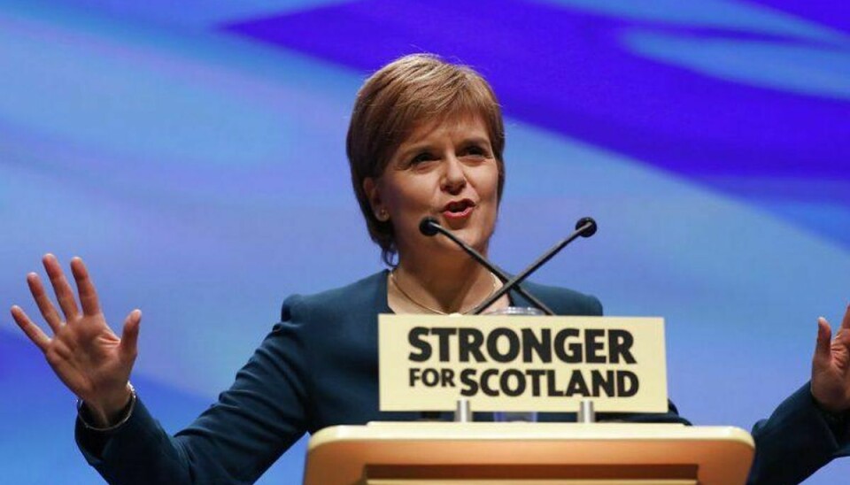 Nicola Sturgeon vil have en ny skotsk selvstændighedsafstemning. Foto: Russell Cheyne/Scanpix