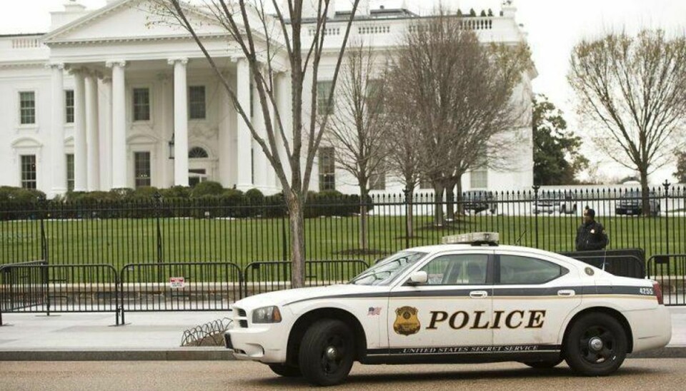 Der har været en bombetrussel mod Det Hvide Hus i Washington. Foto: SAUL LOEB/Scanpix.