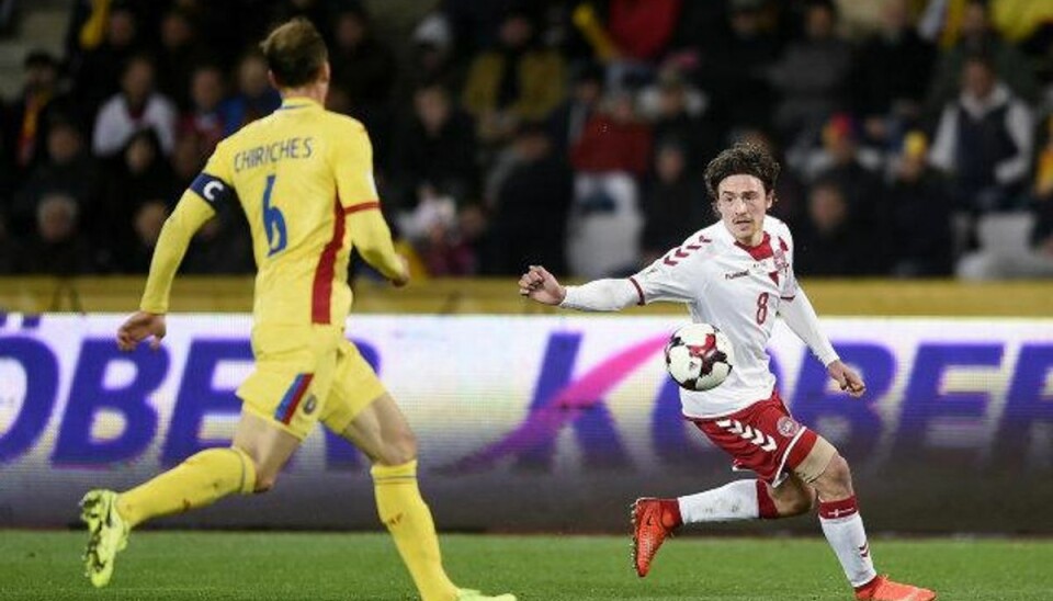 Thomas Delaney jagter lederrolle i Werder Bremen Thomas Delaney var med i landsholdets 0-0-kamp i Rumænien søndag. Foto: Liselotte Sabroe/Scanpix