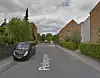 Anmeldelsen lød på, at voldtægten fandt sted på denne vej. Foto: Google Street View.