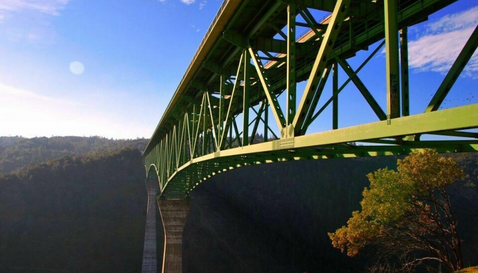Folk er villige til at risikere et 220 meter fald for det perfekte billede på broens underside.Arkivfoto: SCANPIX