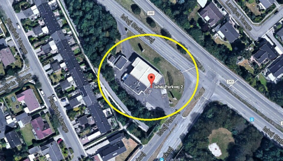 Det var her på Circle K-tanken på Ishøj Parkvej i Ishøj, hvor overfaldet skete. Foto: Google Maps.