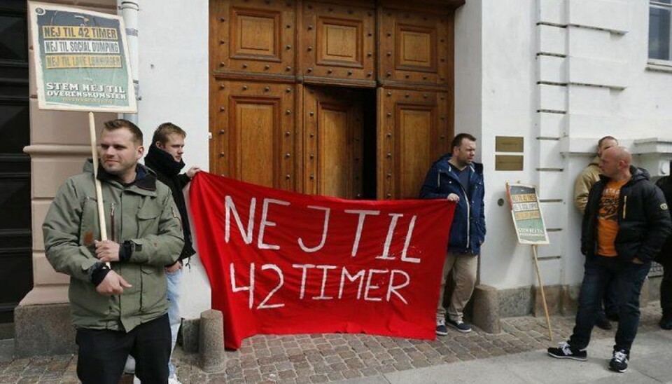 Storkonflikt afblæst: 57 procent stemte ja Det blev til et “ja” til de nye overenskomster. Foto: Jens Astrup/Scanpix 2017)