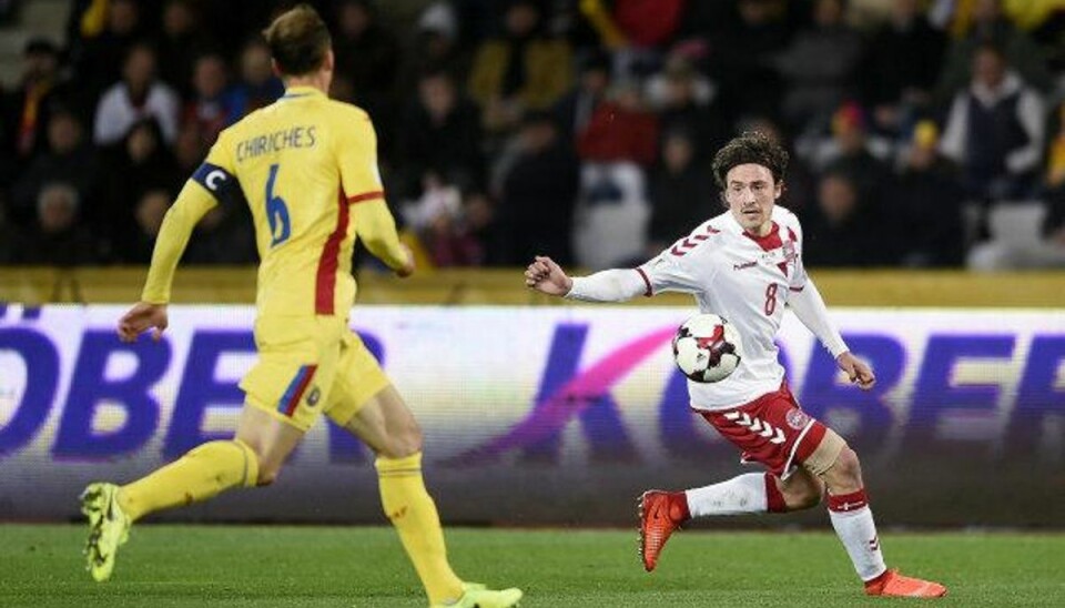 Ærgerlige skader redder Delaney fra træthed Thomas Delaney (til højre) er klar igen efter en fiberskade, som har holdt ham ude i tre ugers tid. Foto: Liselotte Sabroe/Scanpix