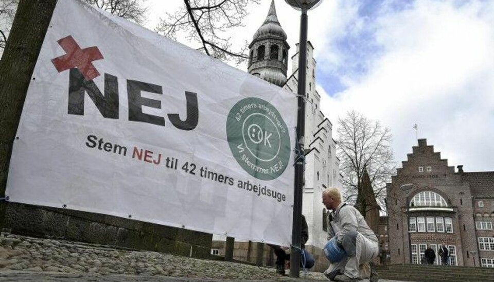 Storkonflikt eller ej: Det afgøres i dag Torsdag ved middagstid afsløres det, om en ny overenskomst for privatansatte stemmes igennem. (Arkivfoto) Foto: Henning Bagger/Scanpix