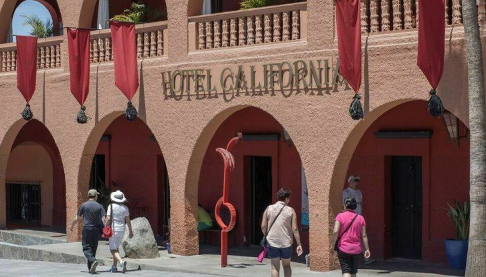 Det er dette “Hotel California”, der nu får Eagles vrede at mærke med et sagsanlæg. Foto: Scanpix.