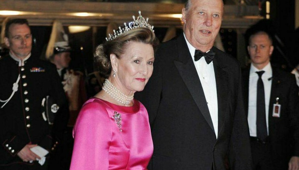 Kong Harald og dronning Sonja bliver i to dage fejret i Norge. KLIK VIDERE OG SE HVILKE ROYALE GÆSTER DER ER PÅ GÆSTELISTEN. Foto: Marie Hald/Scanpix (Arkivfoto)