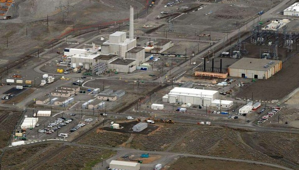 Ulykke på atombombeanlæg i USA sender hundredvis i dækning Hanford Site i USA, der er et af landets største lagre for radioatktivt affald, er gået i alarmberedskab. Arkivfoto: Scanpix/Mark Ralston.