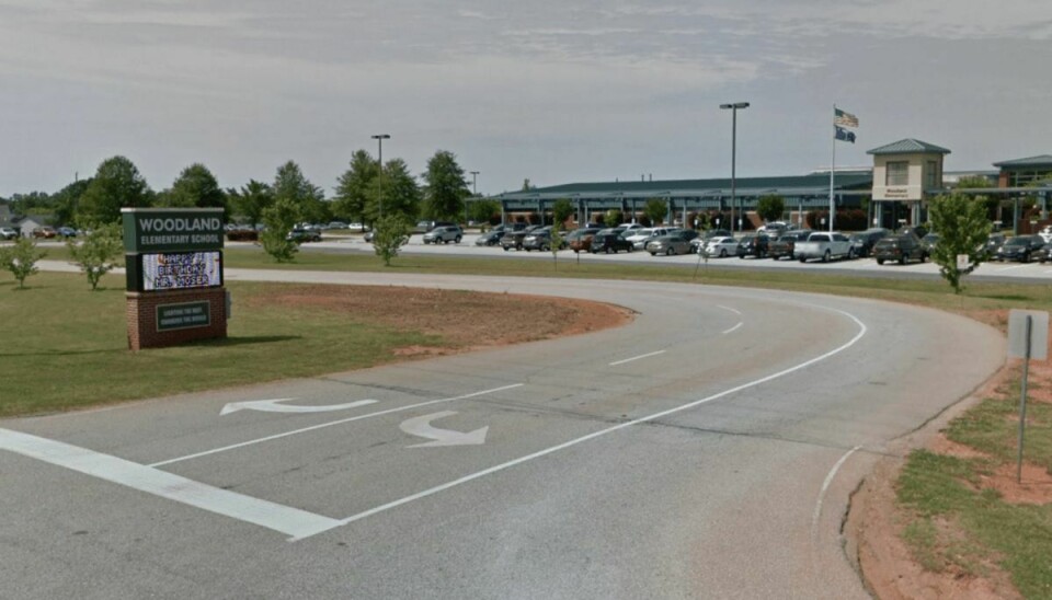 Det skete på en folkeskole i Sout Carolina kaldet Woodland Elementary.Foto: Google Street View