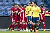 Lyngby-spillerne jubler, efter at Martin Ørnskov har bragt gæsterne foran 1-0 i sejren ude over Brøndby i Alka Superligaen torsdag. Foto: Scanpix/Anders Kjærbye