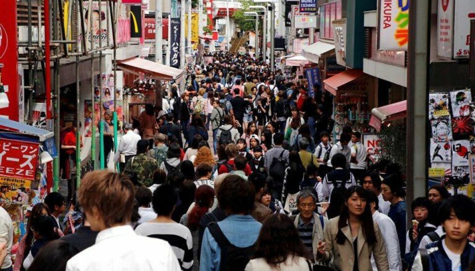 Foto: TORU HANAI / SCANPIX Japan er i problemer ligesom Danmark.Foto: TORU HANAI / SCANPIX