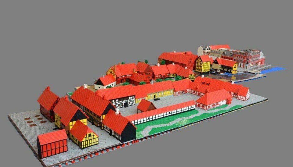 Helt vildt klodset fest: Ikoniske Aarhus-vartegn bygget i Lego