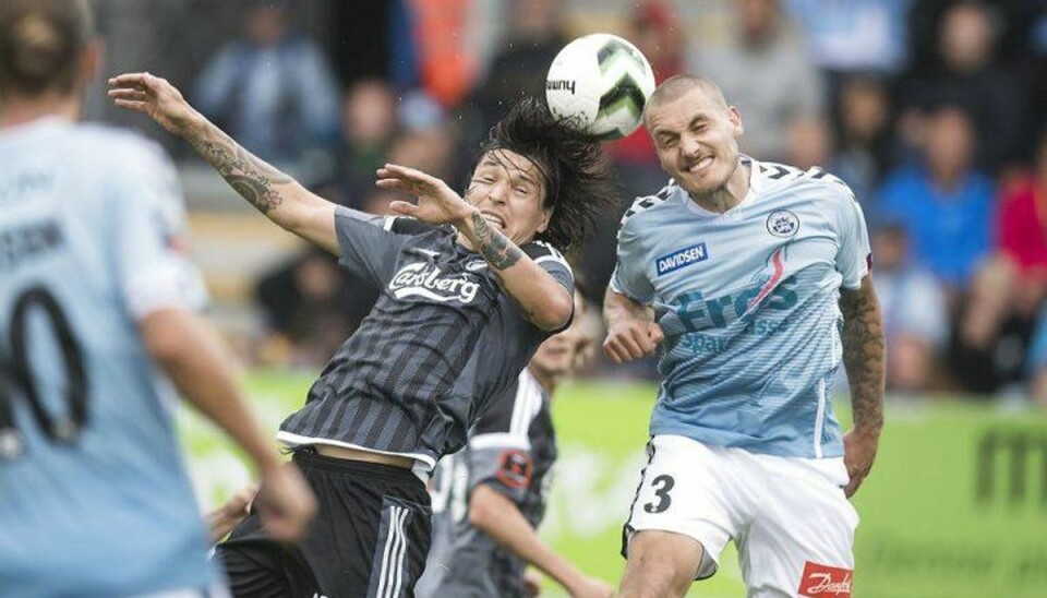 LIVE: Mestrene møder Sønderjyske FC København tager søndag mod Sønderjyske. Foto: Claus Fisker/Scanpix (Arkivfoto)