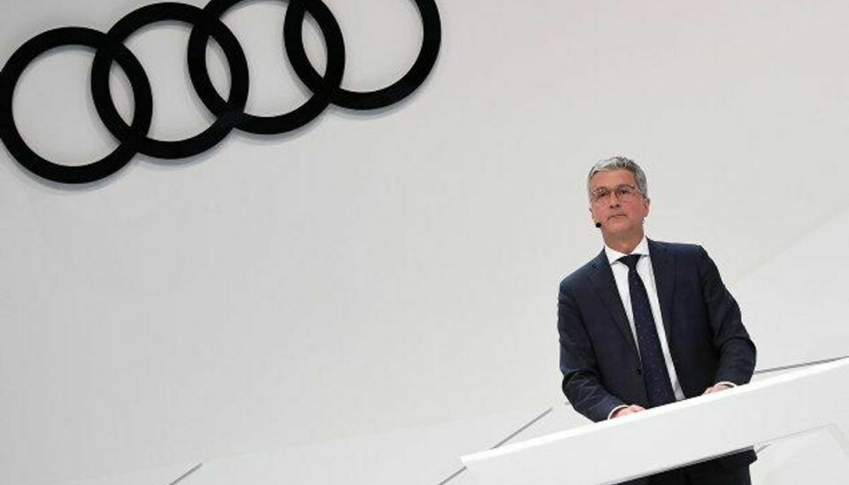– I går har man opdaget uregelmæssigheder med bilserierne A8 og A7 med motorerne V6 og V8, siger den tyske transportminister, Alexander Dobrindt, om snyd med Audi. Foto: Lukas Barth/Reuters