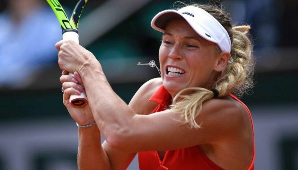 Caroline Wozniacki klar til kvartfinalen i French Open Caroline Wozniacki er klar til kvartfinale i Frankrig. Foto: Eric FEFERBERG/Scanpix.