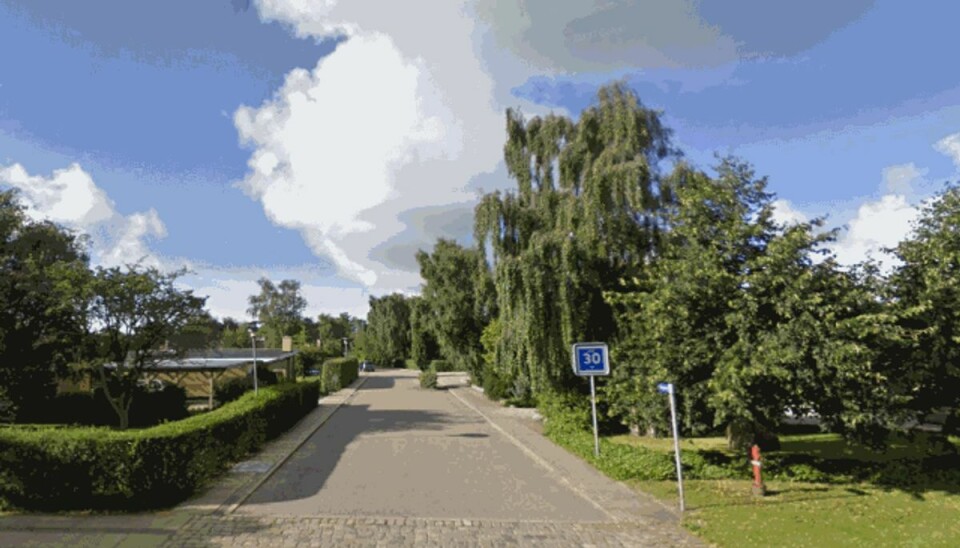 Skænderi mellem to bilister stak af: Den ene forsøgte at køre den anden ned Digevej var lørdag scene for en alvorlig hændelse. Foto: Google Street View.