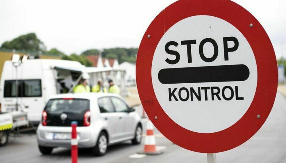 Fra 9. juni er der indført grænsekontrol ved indrejse til Tyskland. (Foto: Claus Fisker/Scanpix 2017)