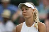 Caroline Wozniacki måtte se sig slået efter to tætte sæt mod Coco Vandeweghe. Foto: Daniel Leal-olivas/AFP