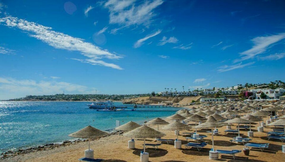 Hurghada ved Det Røde Hav er et af Egyptens populære feriesteder, som også mange danskere rejser til. Foto: Scanpix